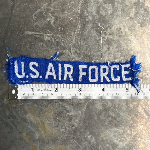 U.S. AIR FORCE blue tape patch, vintage - Picture 9 of 11